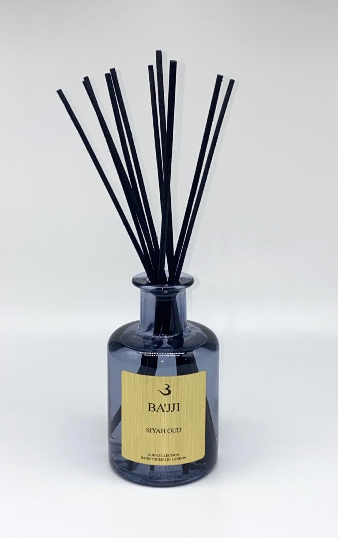 Luxury scent reed diffuser, woody scent, luxury, black reed diffuser